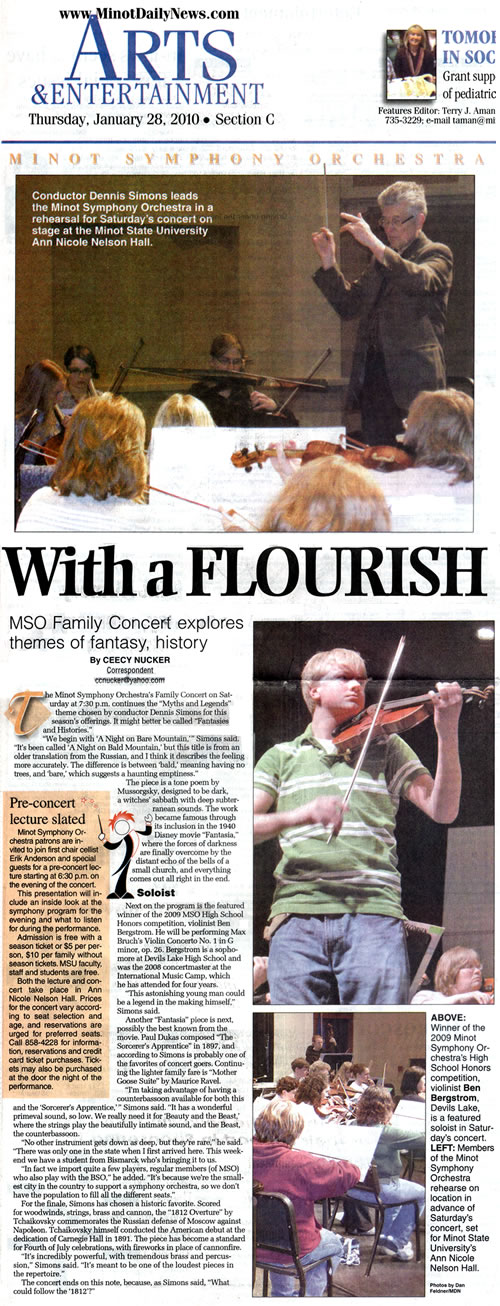 Minot Daily News - January 25, 2010 